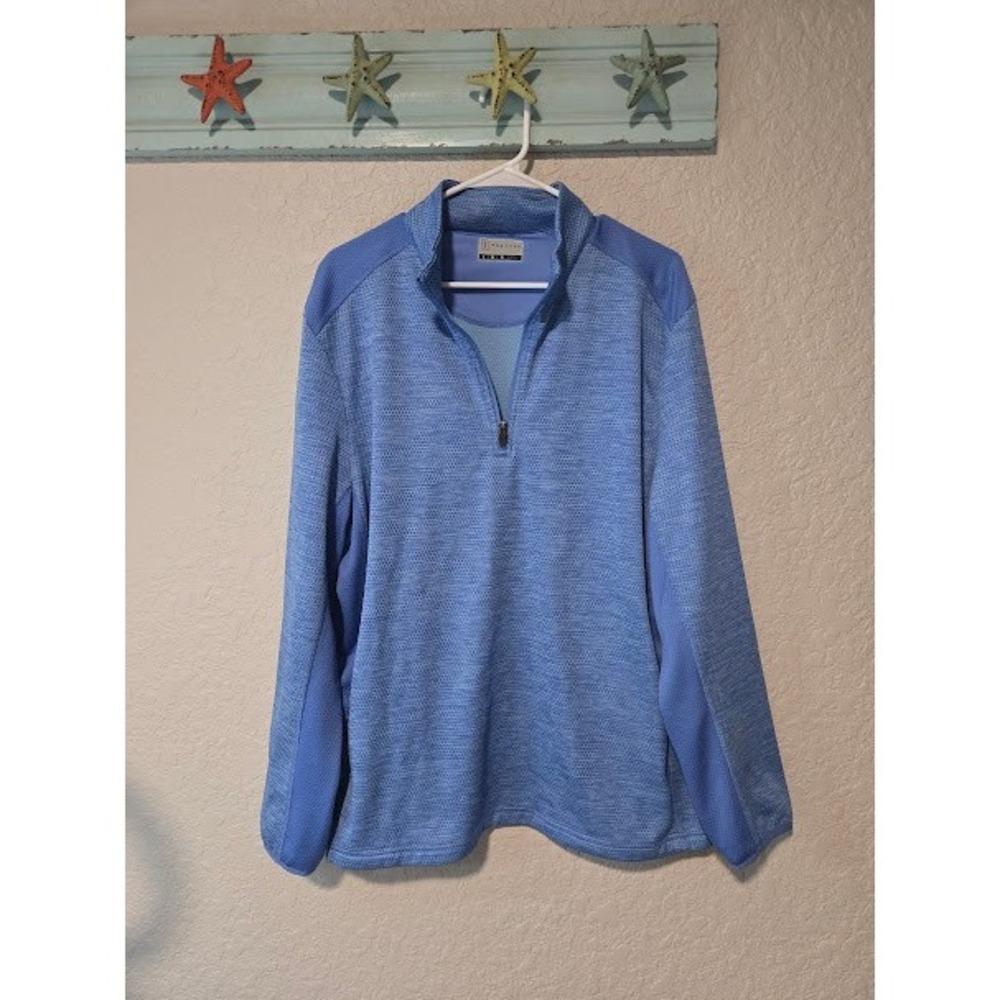 PGA Tour Blue Quarter Zip Sweater